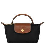 Le Pliage Original Pouch with handle                                                                                                    Black - Recycled canvas