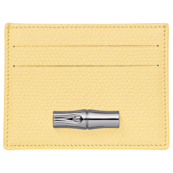 Le Roseau Card holder                                                                                                    Yellow Chick - Leather