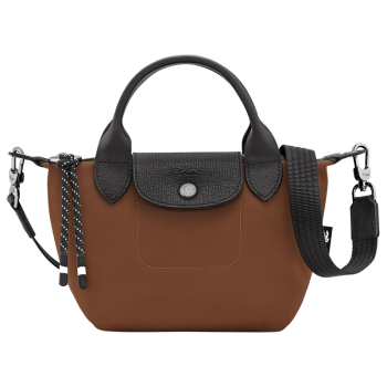 Le Pliage Energy XS Handbag                                                                                                    Chocolate - Recycled canvas