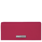 Le Roseau Flap wallet                                                                                                    Beetroot - Leather