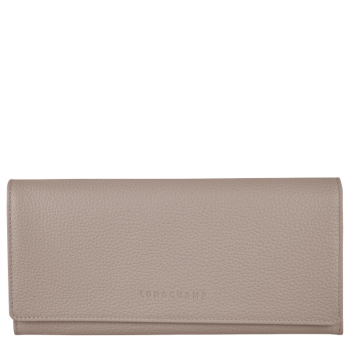 Le Foulonn' Continental wallet                                                                                                    Turtledove - Leather