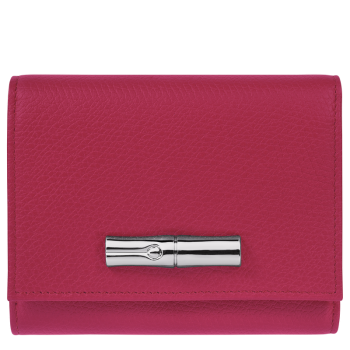 Le Roseau Wallet                                                                                                    Beetroot - Leather