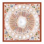 Palette d'Artiste Silk scarf 70                                                                                                    Cashew - OTHER
