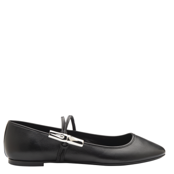 Le Roseau Ballerinas                                                                                                    Black - Leather