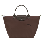 Le Pliage Green M Handbag                                                                                                    Mocha - Recycled canvas
