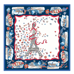 Equestrian Tower Silk scarf 50                                                                                                    Ecru - Silk
